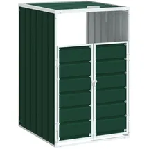 vidaXL Mülltonnenbox 72 x 81 x 115 cm grün