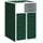 vidaXL Mülltonnenbox 72 x 81 x 115 cm grün
