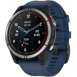 Garmin 010-02582-61 Quatix 7 Saphir Amoled Marine Smartwatch Schwarz/Titan
