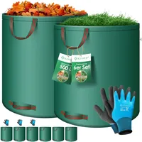 Kesser KESSER® Gartensack Set Laubsack Gartenabfallsack inkl. Handschuhe -