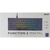 NZXT Function 2 MiniTKL Gamingtastatur Schwarz