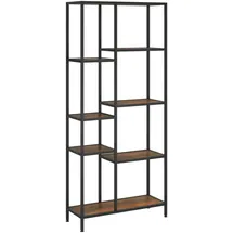 vidaXL Bücherregal 80 x 30 x 180 cm Braun