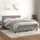 vidaXL Boxspringbett 140 x 200 cm Hellgrau