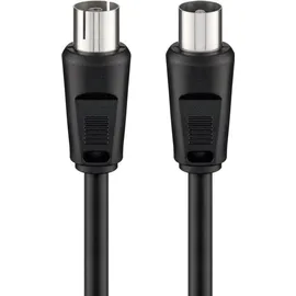 Tecline Koaxialkabel schwarz 0,5m (11509)