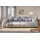 s-style möbel BIGSOFA Levana 5 Sitzer Hellgrau Cord-Stoff