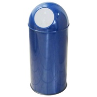 Mülleimer Abfalleimer PUSH-Double 30Liter blau