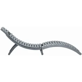 vidaXL Sonnenliege 93 x 59 x 22 cm Grau