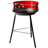 AKTIVE Holzkohlegrill 42 Cm - Black / Red - One Size