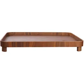 Asa Selection wood Tablett auf Fuß