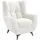 Atlantic Home Collection Sessel Shawn mit Teddystoff, weiß, Polyester, 88 cm x 91 cm 98 cm, SHAWN-SW02