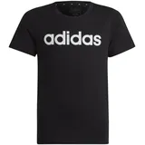 adidas Essentials Linear Logo Slim Fit T-Shirt, schwarz - 164