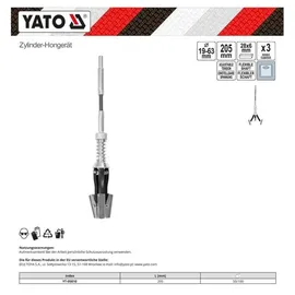Yato Zylinder-Honmaschine 19-63 mm