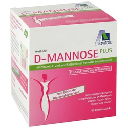 D-Mannose Plus 2000 mg Sticks m.Vit.u.Mineralstof. 60X2.47 g