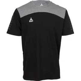 Select Oxford T-Shirt schwarz/grau 164