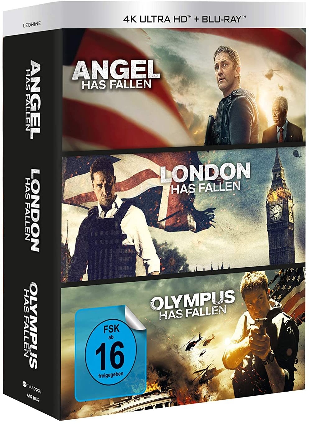 Olympus Has Fallen / London Has Fallen / Angel Has Fallen - Triple Film Collection (4K Ultra Hd)