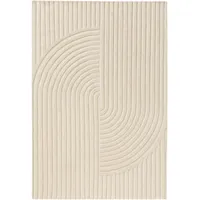 benuta pure Wollteppich Yanis Ivory 120x170 cm - Naturfaserteppich aus Wolle