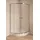 Swiss Aqua Technologies SAT Project Viertelkreisdusche mit Schiebetür 90 x 185 cm schwarz transparent SATBKMUS90CRCH