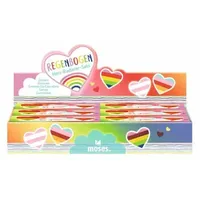 Moses MOSES. Radierer-Set Regenbogen Herz 3ST 26888 i.Display
