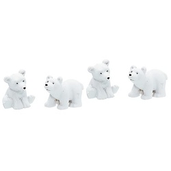 Dekofiguren "Eisbären", 4 Stück