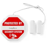 Nedis Tür- und Fensteralarm mit Sirene 2x CR2032 85 dB Weiß