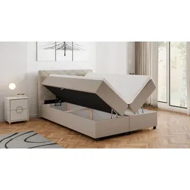 panda möbel Diamaro 140 x 200 cm Dunkelbeige