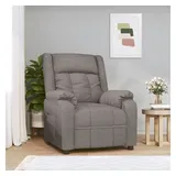 vidaXL Relaxsessel Taupe Stoff