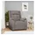 vidaXL Relaxsessel Taupe Stoff