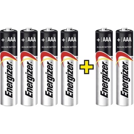 Energizer Max 4+2 Micro (AAA)-Batterie Alkali-Mangan 1.5 V 6 St.