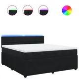 vidaXL Boxspringbett 180 x 200 cm Schwarz
