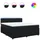 vidaXL Boxspringbett 180 x 200 cm Schwarz