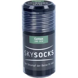 SKYSOCKS Cotton 280den AD 42/43 black 2 St.