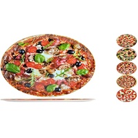 Home Runder Pizzateller aus Melamin, verschiedene Modelle, 33 cm, 1 Stück