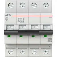 AEG EN63NC63 EN63N C63 Leitungsschutzschalter 6kA, C-Charakteristik, 63A, 3P+N