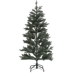 Künstlicher Weihnachtsbaum "Weihnachtsdeko, Grey/Green, künstlicher Christbaum, Tannenbaum", grün, H:150cm Ø:81cm, Kunststoff, MYFLAIR MÖBEL & ACCESSOIRES, Weihnachtsbäume, mit Metallständer und biegsamen Zweigen