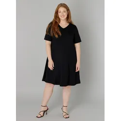 Shirtkleid »Abernathy«, In leicht ausgestellter Form, Gr. 44 - N-Gr, black, , 20599117-44 N-Gr