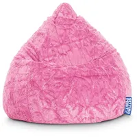 Sitting Point BeanBag Fluffy 70 x 90 cm pink