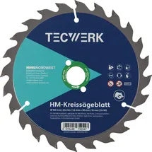 tecwerk Handkreissägeblatt AD 160 mm Z.36 WZ Schnitt-B.2,6 mm