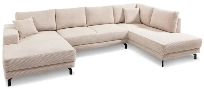 filippo Wohnlandschaft Castello Cord Beige