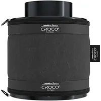 Croco - Aktivkohlefilter Grow - Kohlefilter für Growzelt - Growbox, Growzelt, Hydrokultur, Zuchtzelte Zubehör - für effektive Luftfiltration, gegen unangenehme Gerüche - 160-240 m3/h fi125mm h200mm