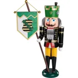 Seiffener Volkskunst eG Seiffener Volkskunst Nussknacker Sächsischer Bergmeister Größe 38 cm