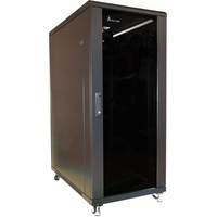 Extralink 37U 600mm floor cabinet black, Serverschrank, Schwarz
