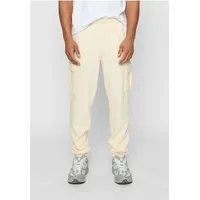 URBAN CLASSICS Light Terry Wide Cargo Trainingshose White Sand
