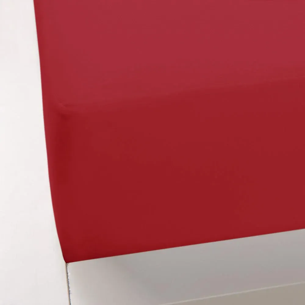 Formesse Bella Donna Boxspring Spannbettlaken Alto 120x200 - 130x220 cm | carminrot - rot
