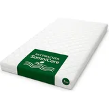 Bettmacher SomniCore 7 cm Topper 180x200 cm fest mit 7-Zonen-Wellenkern, abnehmbarer Bezug, 60° waschbar
