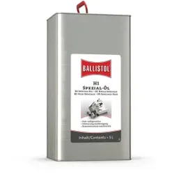 BALLISTOL H1 Spezial-Öl Spray, NSF-registriert, Hochwertiges Spezial-Öl zur Reinigung und Schmierung von Maschinen, Kanister - 5 Liter