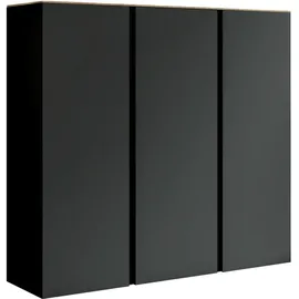 MODERANO Lecco 121 x 111 x 33 cm 6 Fächer anthrazit / Eiche