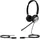 Yealink YHS36 E2 Dual kabelgebundenes Headset mit QD‐auf‐RJ9, Noise‐Cancelling‐Mikrofon, HD‐Wideband‐Audio, ergonomischer Kopfbügel, Leder‐Ohrpolster, kompatibel Desk‐IP‐Telefonen