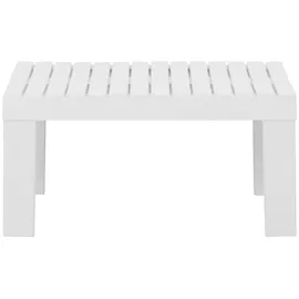 vidaXL Garten-Lounge-Set 3-tlg. Kunststoff weiß