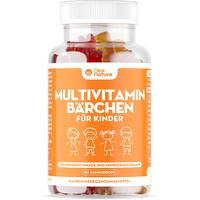 Kinder Multivitamin Fruchtgummis mit Zink, Vitamin C & Vitamin D - Vitamine für Kinder ab 3 Jahren - Zink für das Immunsystem - Kindervitamine (60 Gummis)