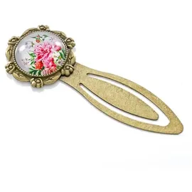 St. Benno Lesezeichen Rosenblüte